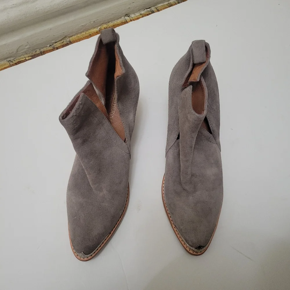 Silver Tip Western Cutout Cowboy Bootie Like New Coastal Cowgirl Boho Festival‎